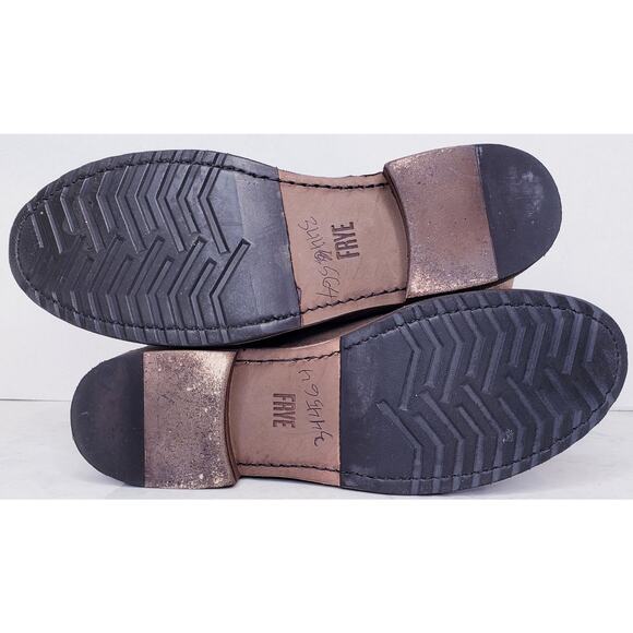 FRYE Veronica Combat Boots Distressed Tan/Beige Women's Size 9 B in VGUC - Picture 11 of 15